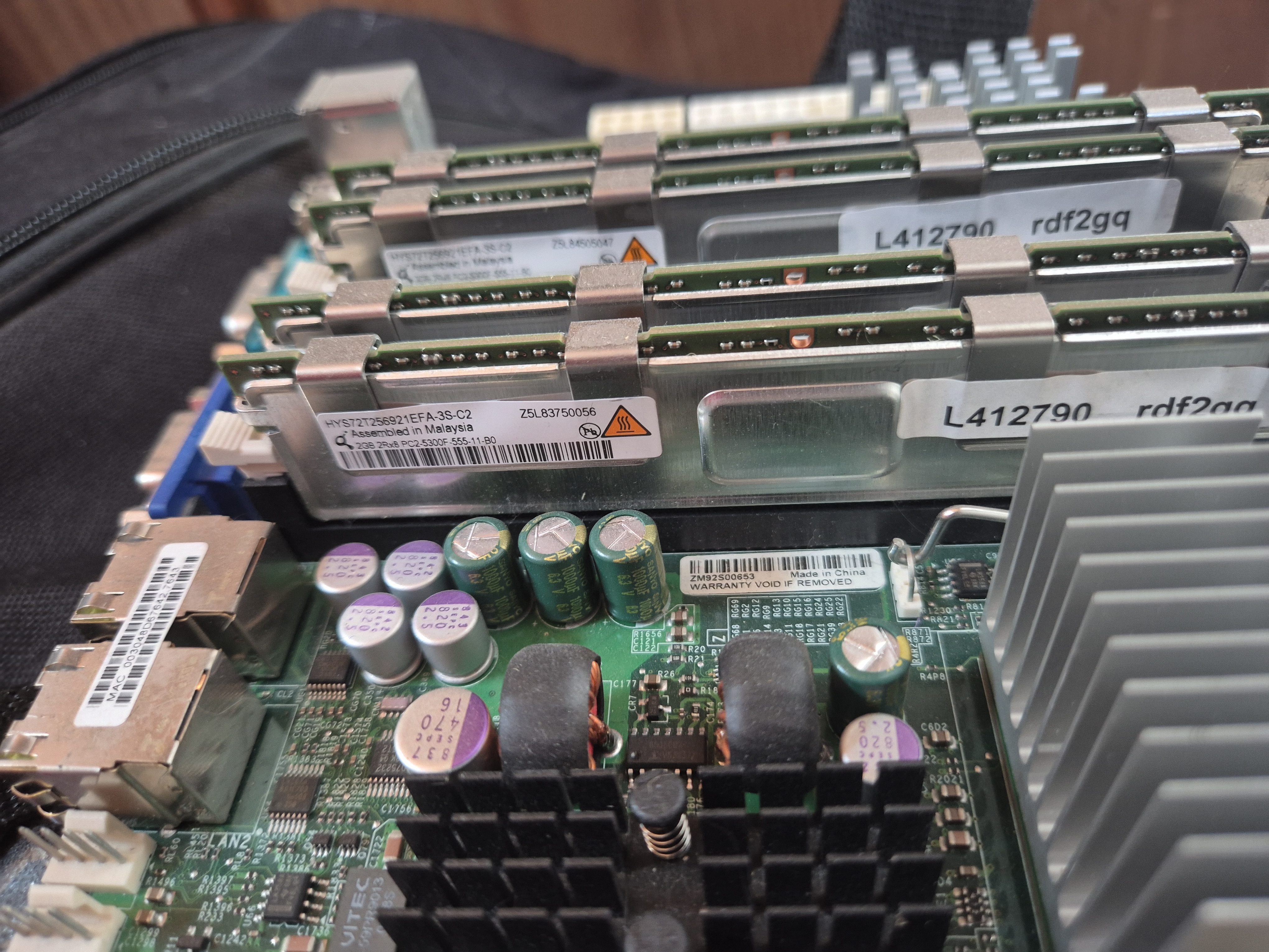 Internal components of one of all2all’s former web servers