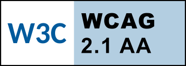 Logo de conformité WCAG 2.1 AA